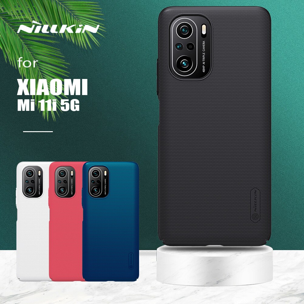 Voor Xiaomi Mi 11i 5G Case Nillkin Super Frosted Shield Ultradunne Hard Pc Bescherming Back Cover Voor xiaomi Mi11i Mi 11i 5G Case