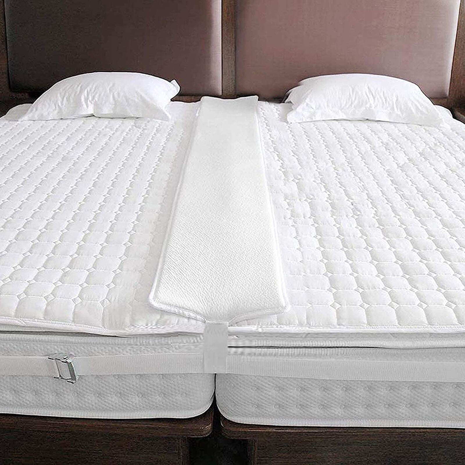 Bed Brug Matras Connector Wit Bed Mat Converter Kit Metalen Bed Gap Filler Twee Enkele Matras Connector Voor Home Hotel