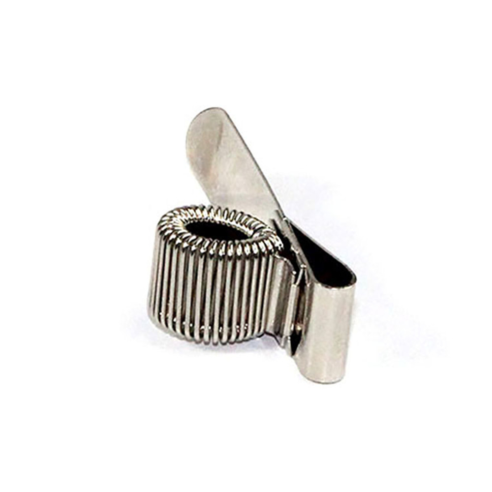 Single Hole Metal Spring Pen Holder Portable Notebook Pocket Pen Clip Doctors Nurse Uniform Pen Holders Office School Supplies