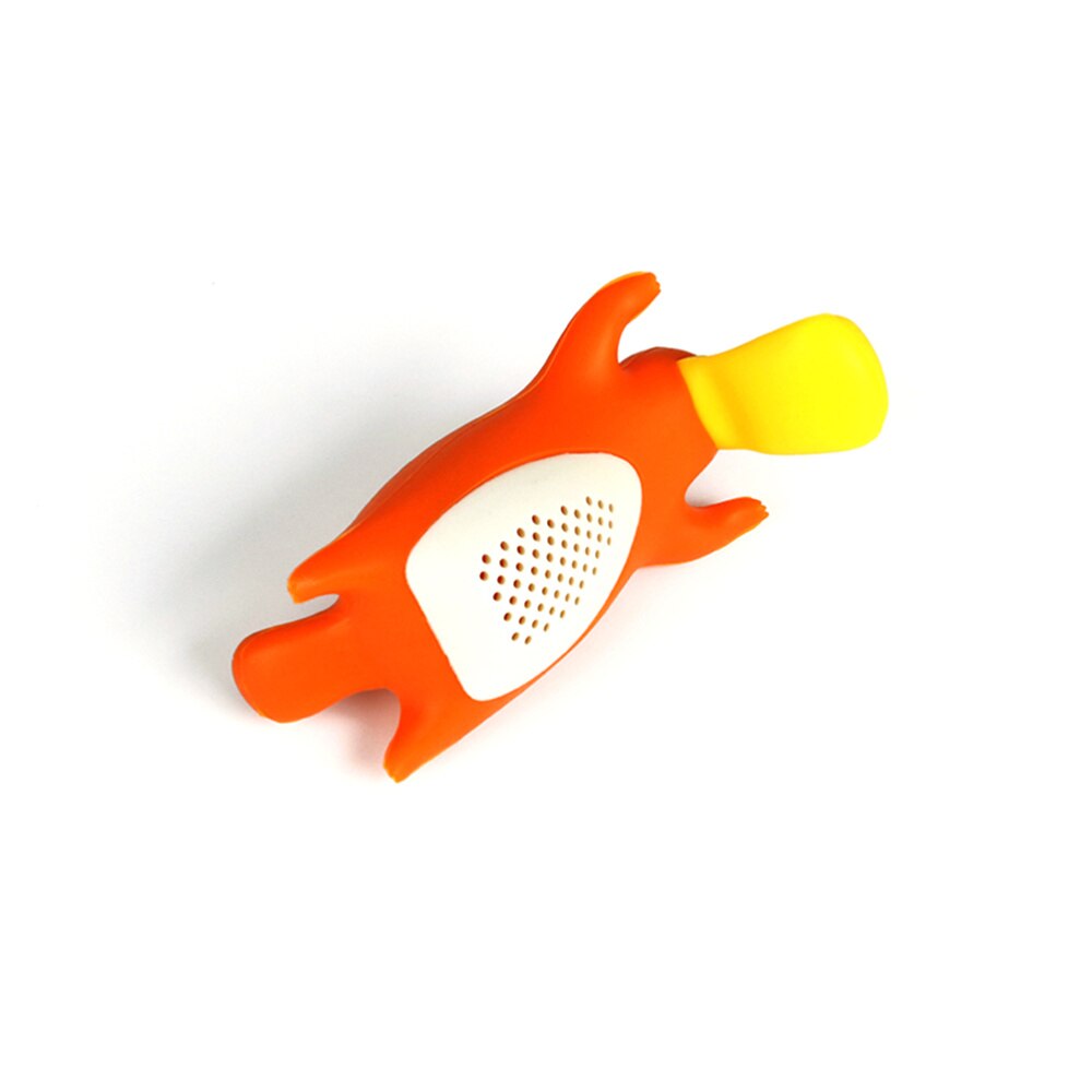 1Pcs Vogelbekdier Thee-ei Losse Blad Nuttig Siliconen Theezeefje Thee Diffuser Accessoires Keuken Gadgets Filter