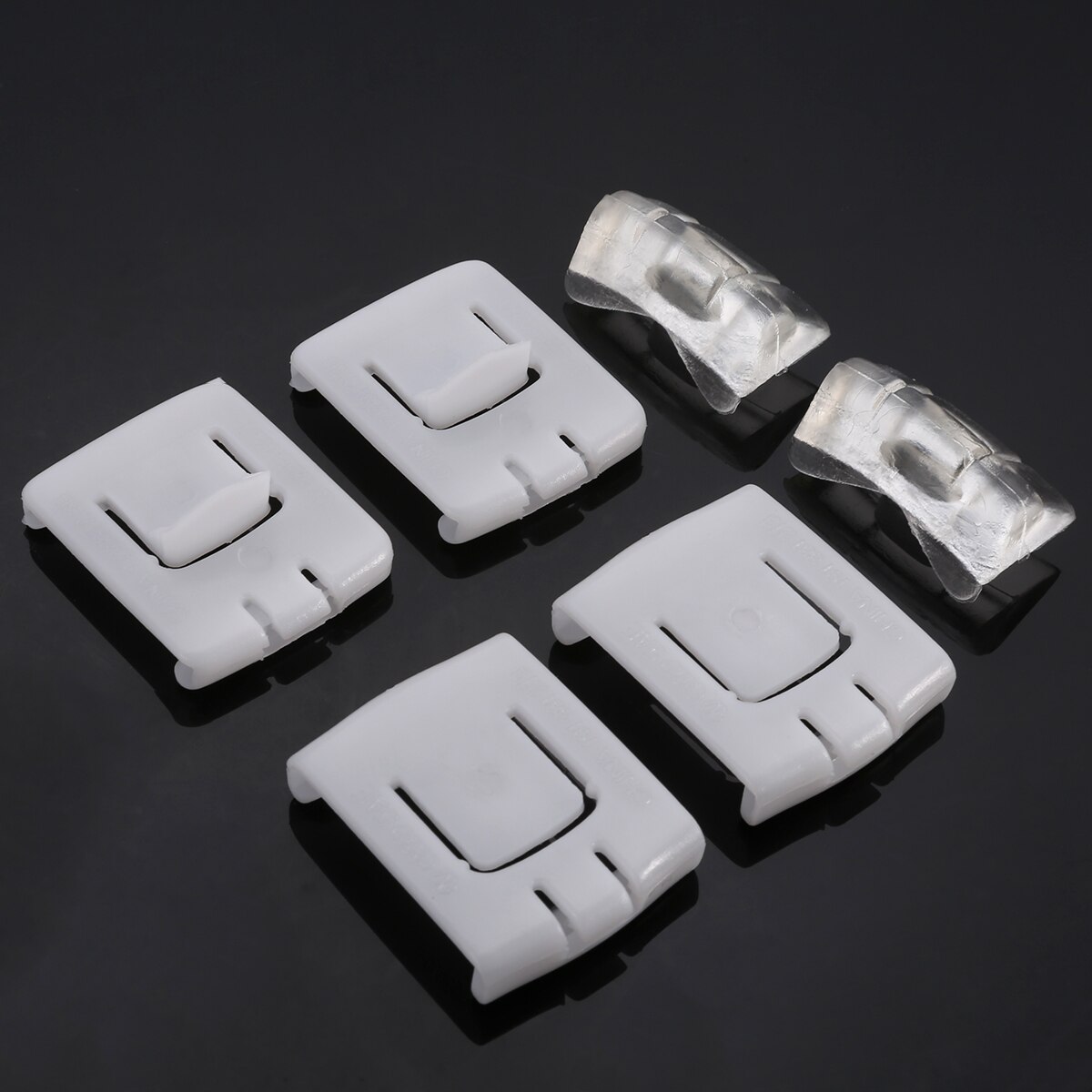 6 Stuks Seat Rail Clip Gids Runner Stuk 435881203A Plastic Autostoel Gesp Sluiting Clips Voor V-W G-Olf MK1 MK2 MK3 C-Orrado