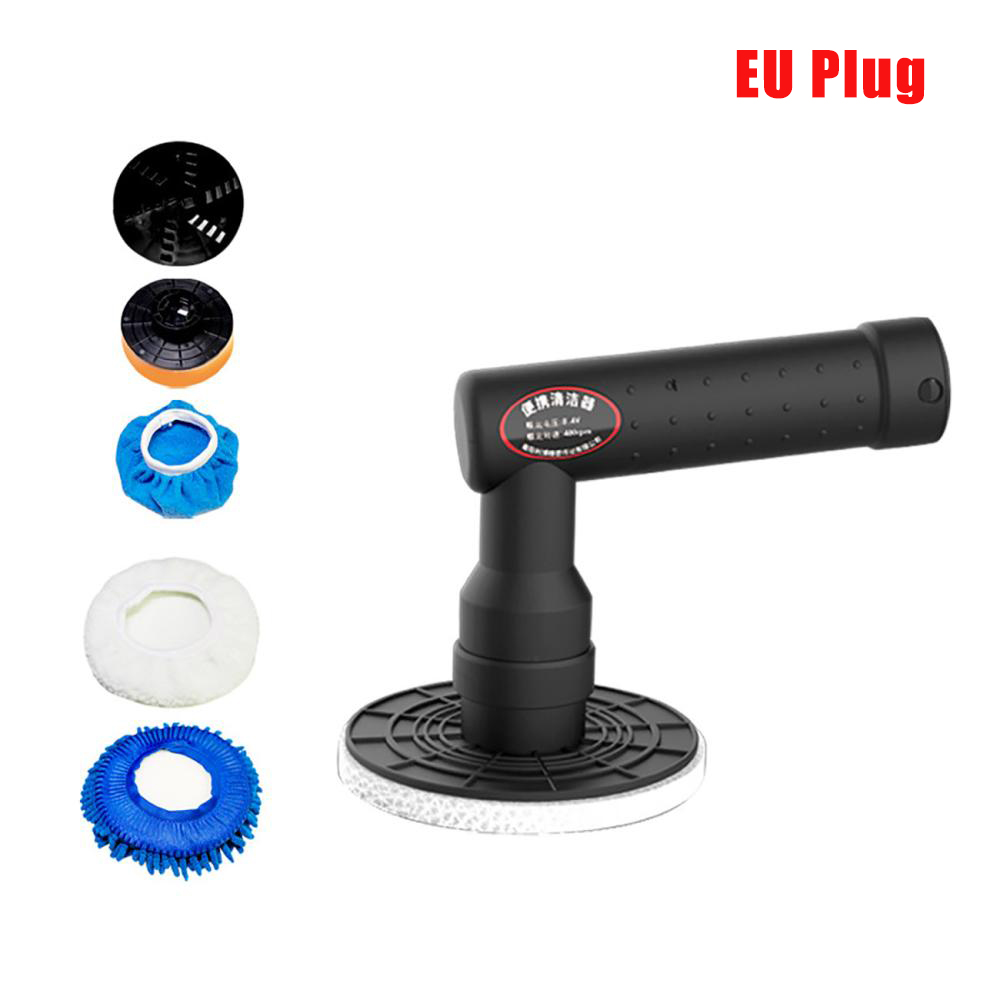 480rpm Electric Polisher Car Cleaning Brushing Machine Gloss Paint Wax Self-Service Vehicle Repair Window Glass Cleaning: EU Plug