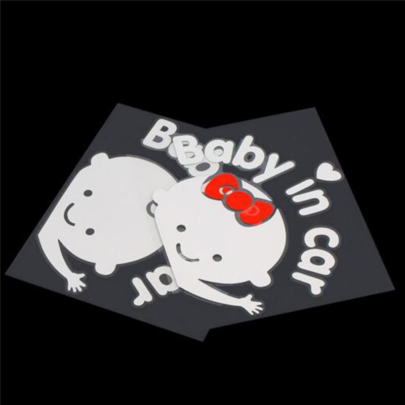Auto-styling cartoon auto stickers vinyl sticker baby aan boord "baby in auto" raam achterruit schattige auto sticker