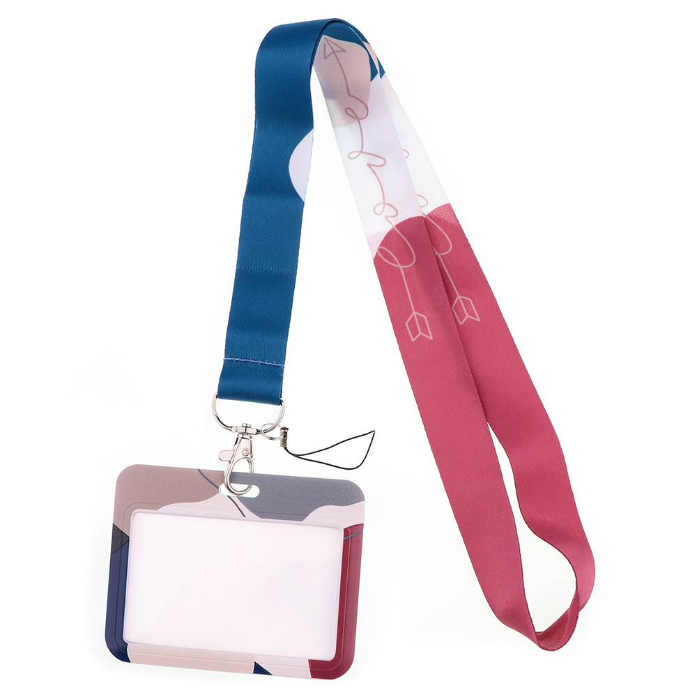 JF1413 Minimalism Love Neck Strap Lanyards for Key ID Card Gym Cell Phone Strap USB Badge Holder Rope Pendant Key Chain