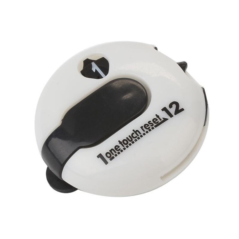 Round Golf Hat Clip Scoring Device Mini Golf Score Stroke Counter Simple Reset