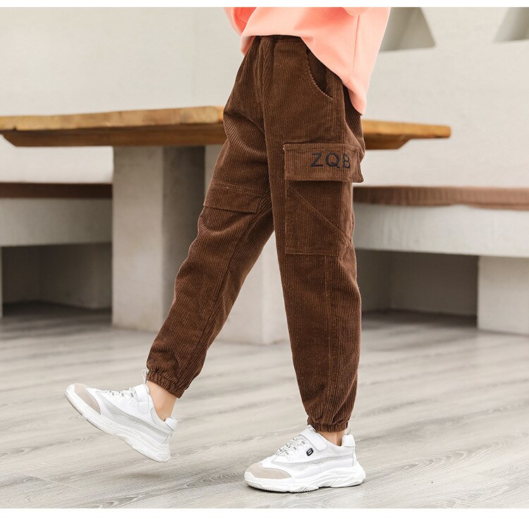Kinderen Broek Winter Corduroy Broek voor Meisje 5 6 7 8 9 10 11 Jaar Kinderen Broek Plus fluwelen Dikker Harembroek