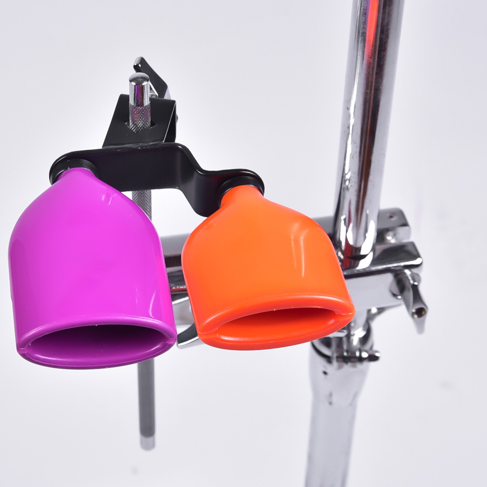 Double Mounted Cowbell High And Low Tone Cow Bell Percussion Instrument Supply