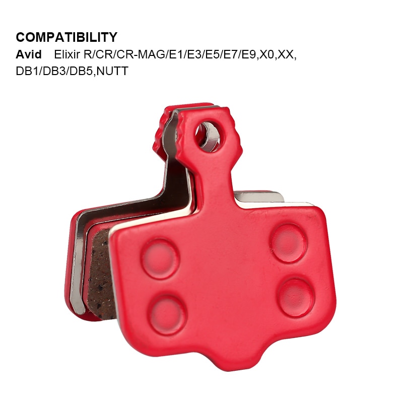BIKEIN 4 Pairs Mountain Bicycle Ceramics Disc Brake Pads For Avid Elixir R/CR/CR-MAG/E1/3/5/7/9 Sram X0 XX DB1/3/5 MTB Brake Pad
