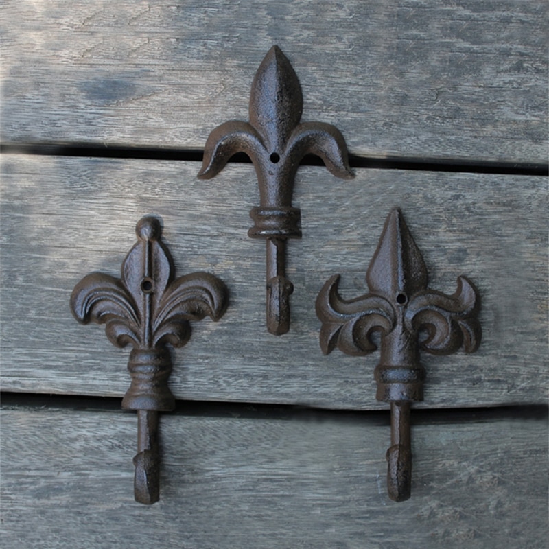 Jd Europese Stijl Crown Serie Retro Gietijzeren Smeedijzeren Haak Kapstok Decoratie Haak Wanddecoratie