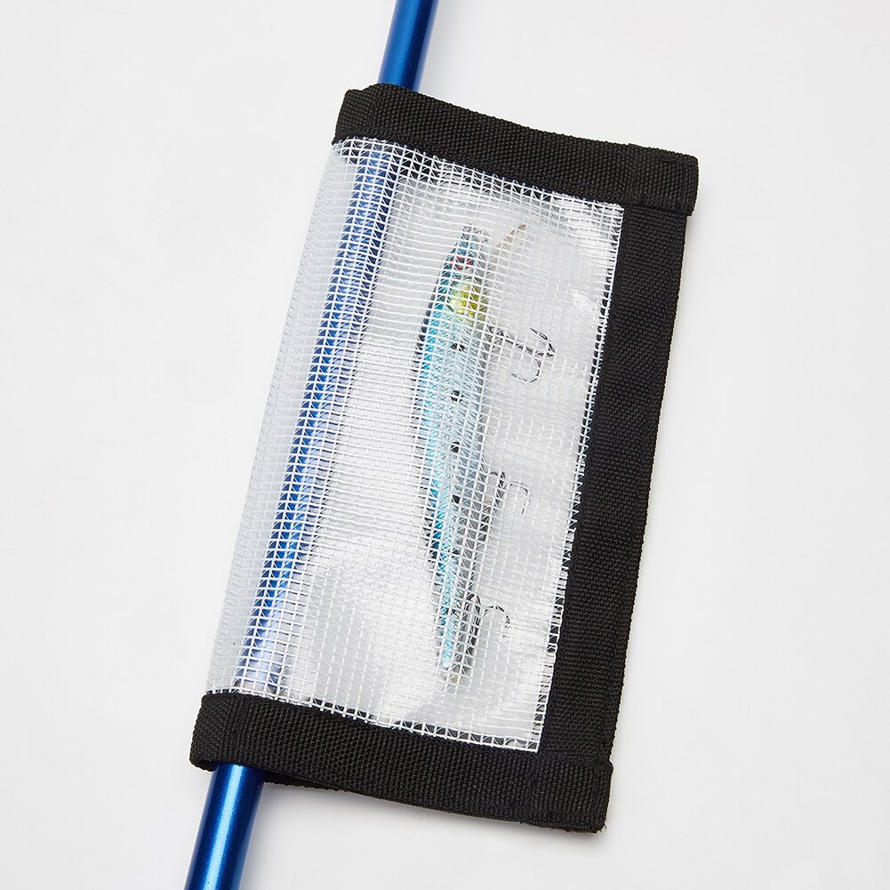 4 stk gennemsigtig pvc lokke fiskekrog beskyttende wrap cover taske bærbar agn fiskegrej opbevaringsposer