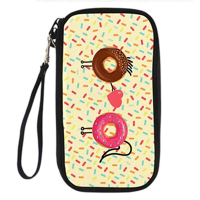 Noisydesigns Paspoort Id-kaart Houder 3D Denim Pocket Rode Lippen Cartoon Gedrukt Vrouwen Cluth Portemonnee Portemonnees voor Meisjes Tassen: CC1624Z6