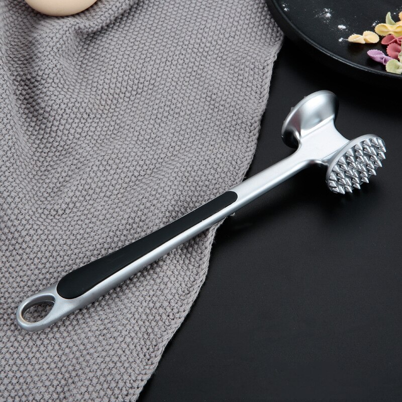Beroep Vlees Hamer Draagbare Losse Tool Vleesvermalser Naald Dubbelzijdige Vlees Mallet Met Rubber Comfort Grip Handvat: Default Title