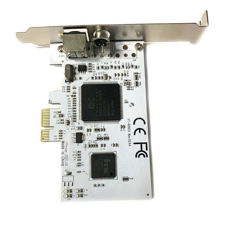 PCI-E Expansion Card PCIE to AV Surveillance HD 640X480 Resolution Video Capture Card Built-in CX23881 Chip