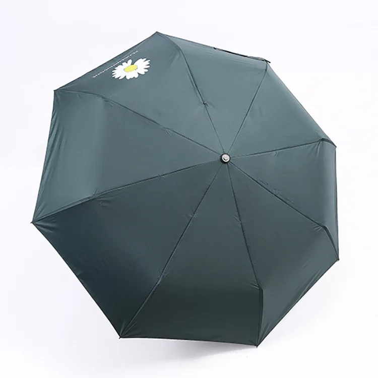 Automatyczny składany parasol przeciwsłoneczny Zewnętrzna osłona przeciwsłoneczna Wzór owoców Trzykrotnie składany parasol na lato Czarny klej Ochrona przed słońcem: Pomarańczowy