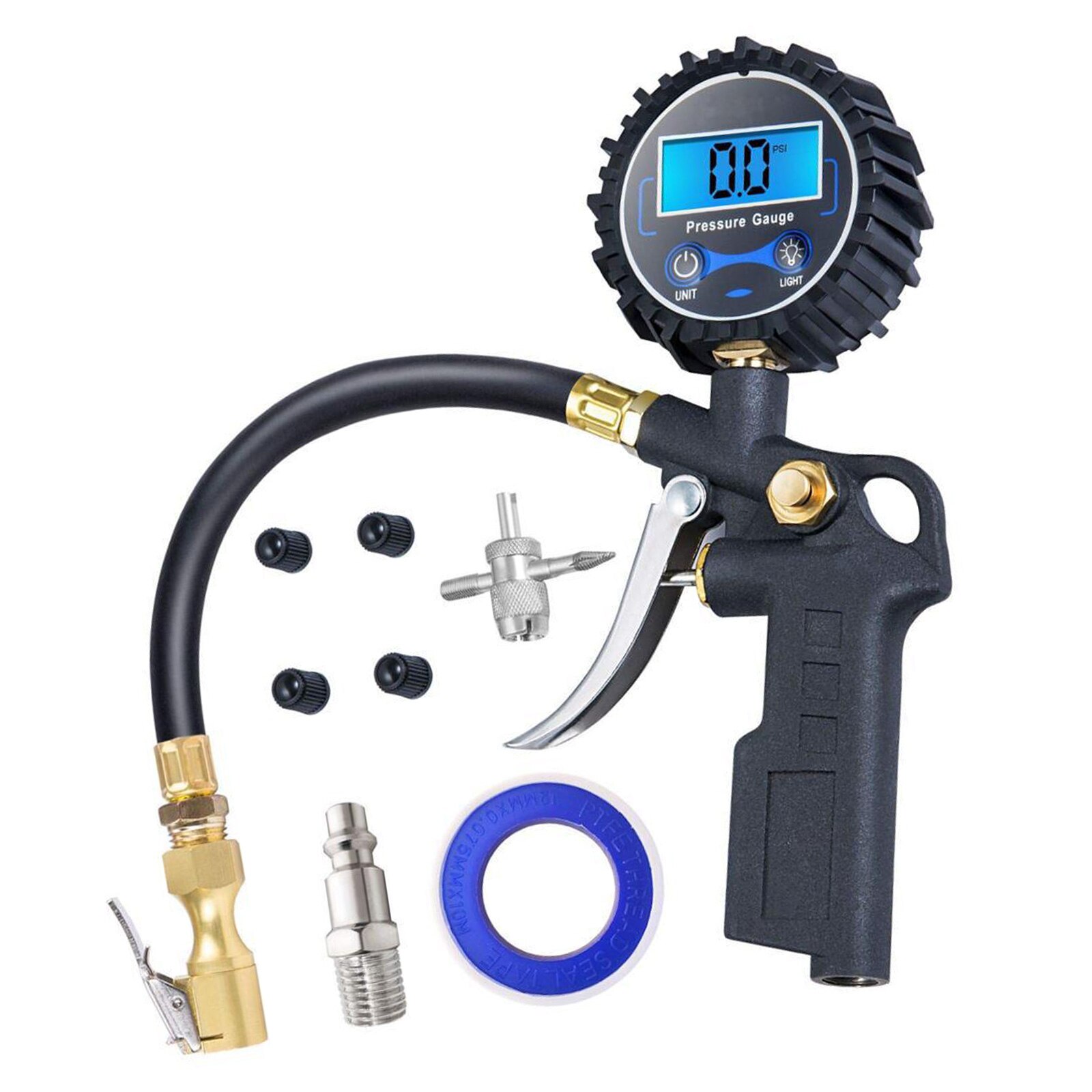 Tire Pressure Gauge Digital Tire Tester 200PSI LCD... – Grandado