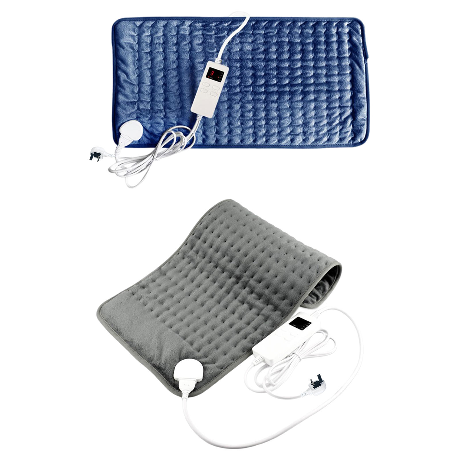 King Size Electric Heating Pad Auto Shut Off Pain Relief Fast Heating with 6 Heat Settings Thermal Wrap for Legs Cramps UK Plug