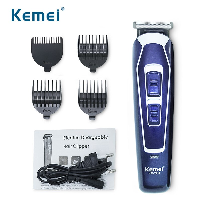 Kemei Precisie Mannen Tondeuse Low Noise Styling Trimmer Tondeuse Scheren Machine Kapper Speciale Gereedschap 45D