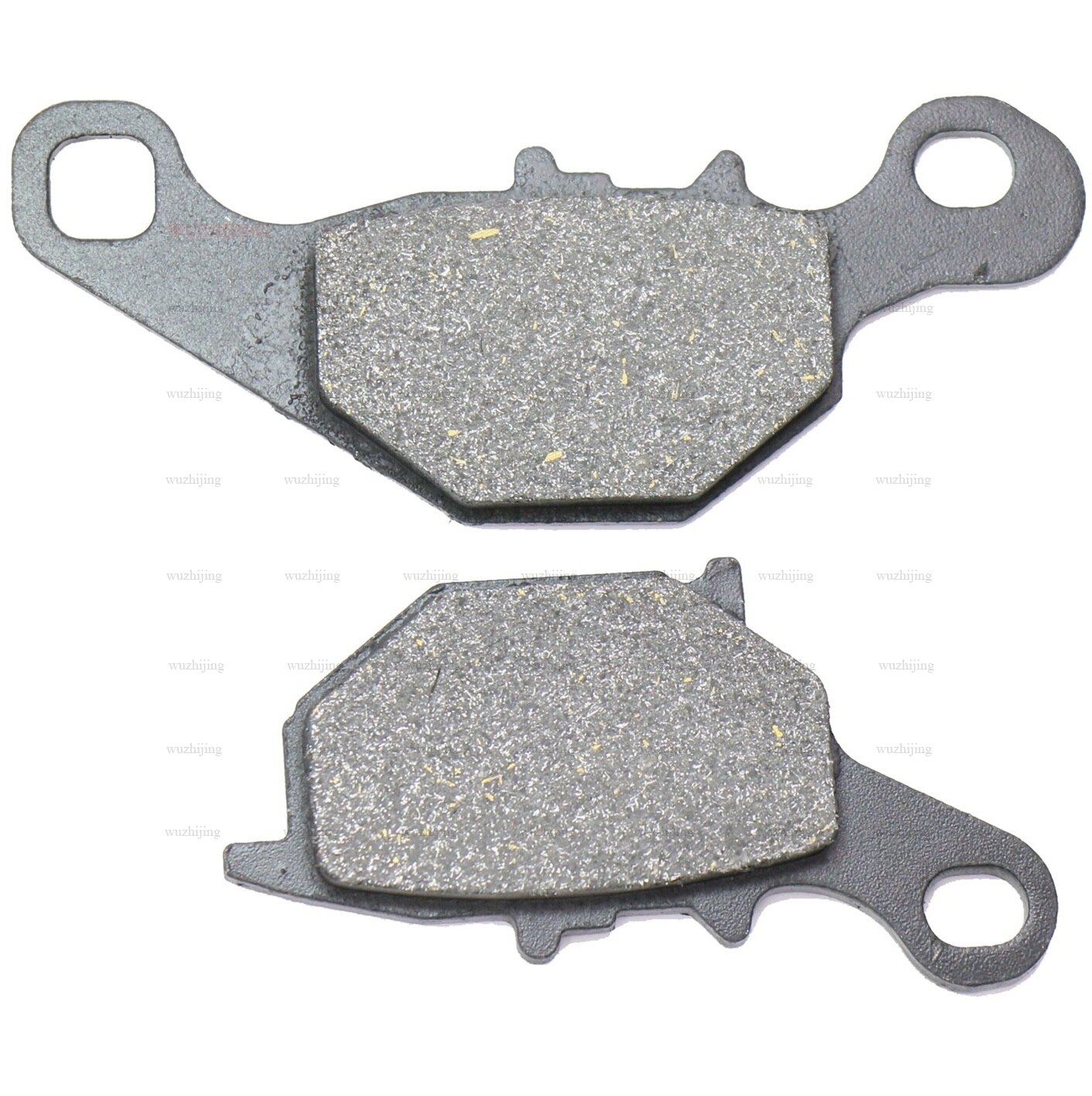 for KAWASAKI KMX 125 1999 - 2003 Disc Brake Pads set Front Rear 2002 2001 2000: RESIN FRONT