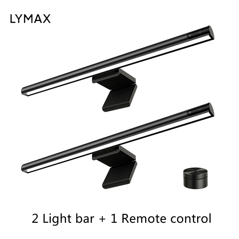 Xiaomi Mijia – lampe de bureau suspendue avec télécommande sans fil, barre lumineuse pour écran, Protection des yeux, moniteur d&#39;ordinateur: 2 light 1 control