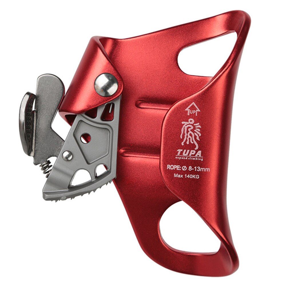 Rock Climbing Chest Ascender Climbing apparatus Anterior abdominal climbing apparatus: Red