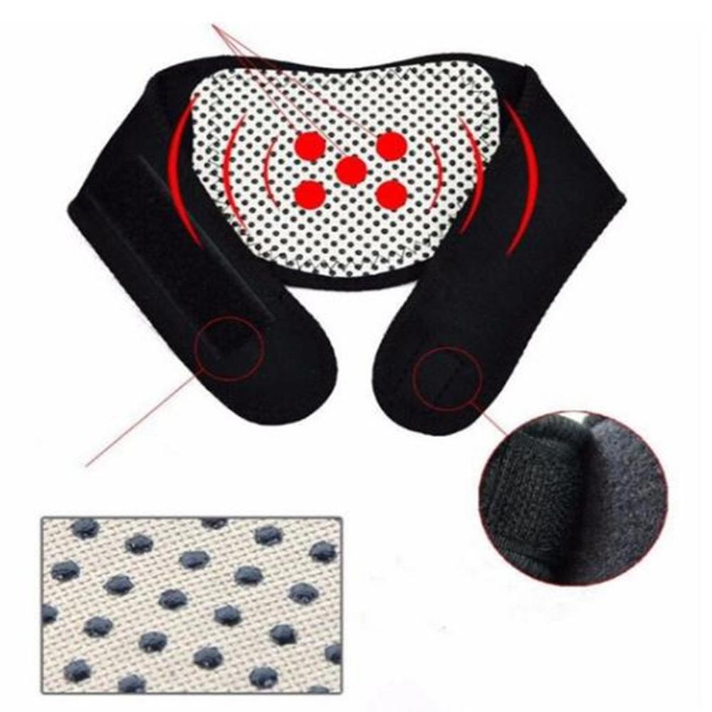 Cou ceinture ajustable Tourmaline auto-chauffant thérapie magnétique cou ceinture ajustable orthèse soulagement de la douleur vertèbre cervicale protéger les soins de santé