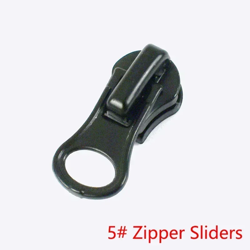 10/20 pezzi 3 # 5 # 8 # Cursore per cerniere in metallo Borsa per decorazioni per indumenti Testa con cerniera Tira kit di riparazione per cerniere Accessori per cucito fai-da-te: Bianco Nichel-Libero / Option4