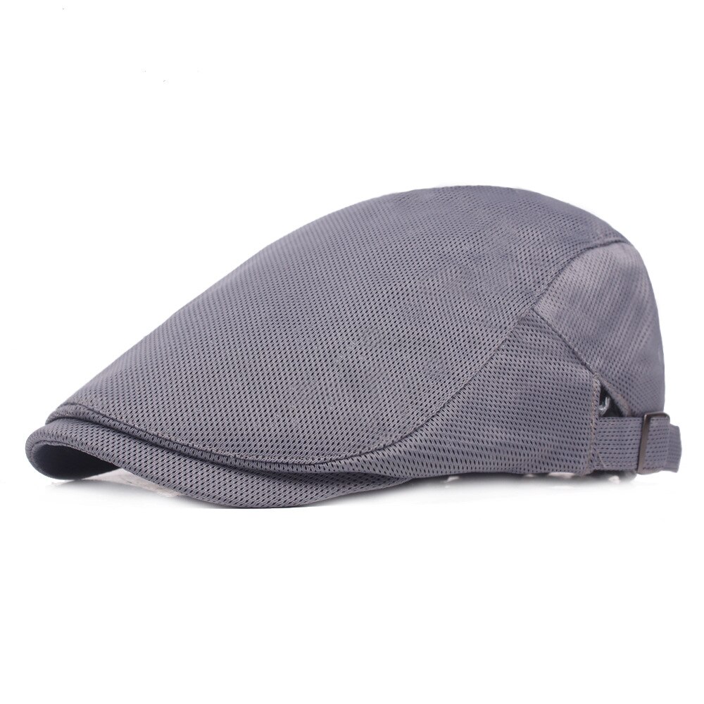 Gorra de malla transpirable para hombre y mujer, gorro de malla transpirable para caballero, gorra de caballero, ropa de calle, sombrero de Golf, gorras planas, sombreros de ornitorrinco,