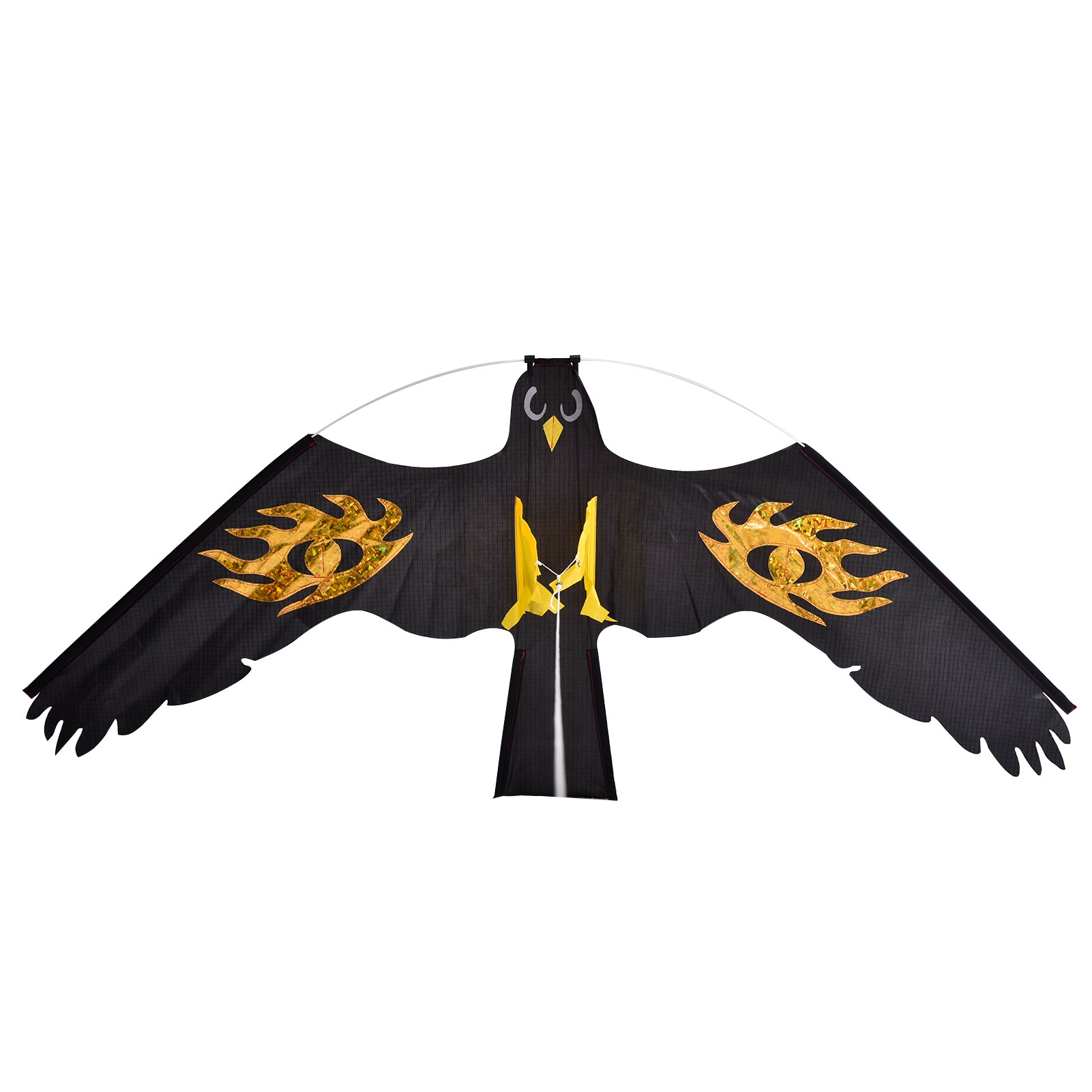 Repelente de aves, cometa de espantapájaros, cometa voladora de emulación, cometa de pájaro para granja de jardín: M