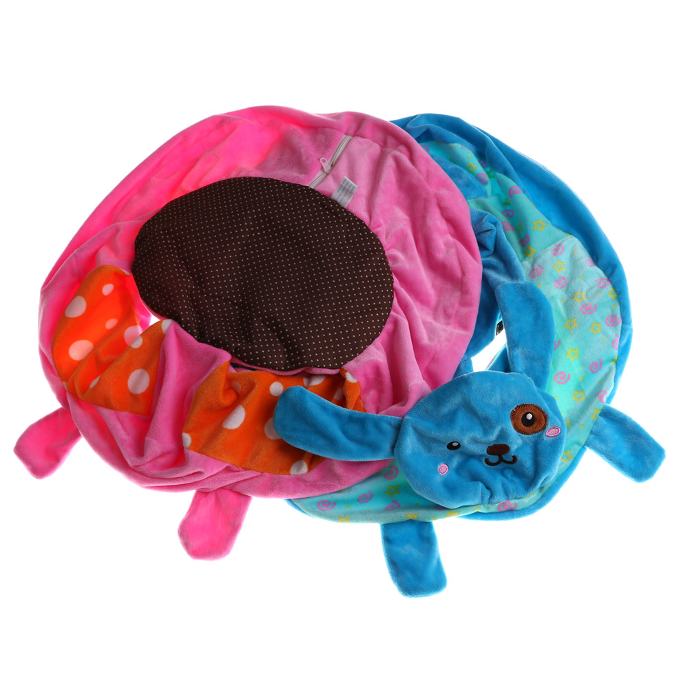 Green Pilot Cartoon Plush Baby Support Sofa Seat