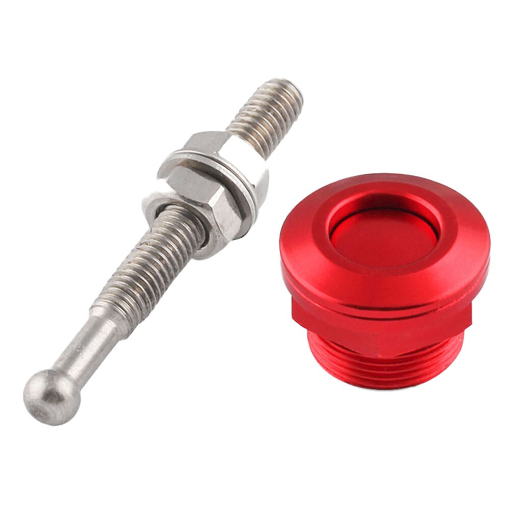 Universal 22mm Car Push Button Bonnet Hood Pin Lock Clip Kit Quick Release Bonnet Hood Pins Latch Red Car Styling