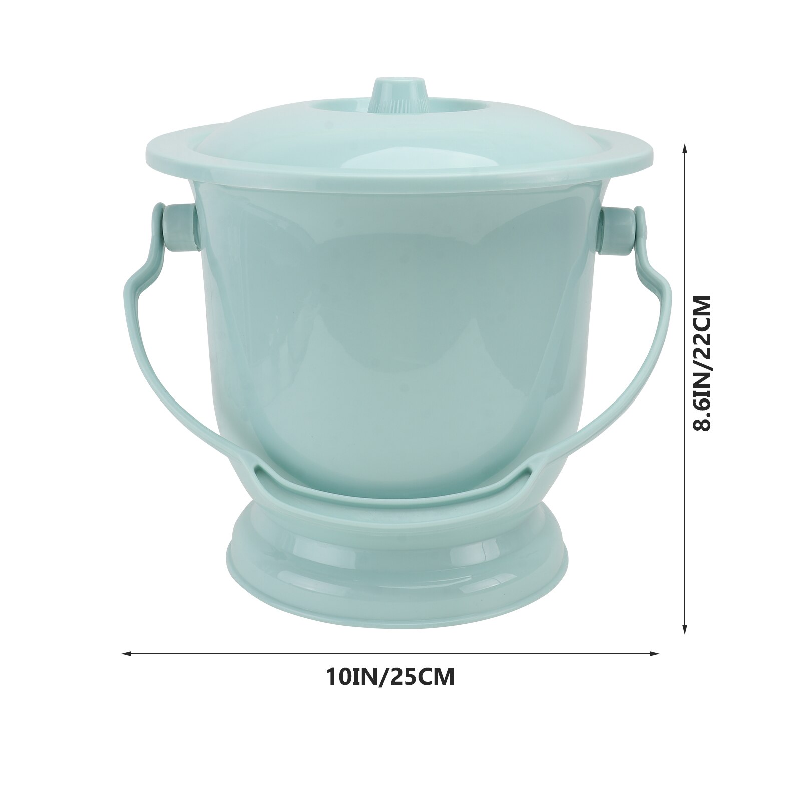 1PC Household Chamber Pot Handheld Thickened Spittoon with Lid Portable Urine Poop Pot Children Potty Training Seat Bathroom