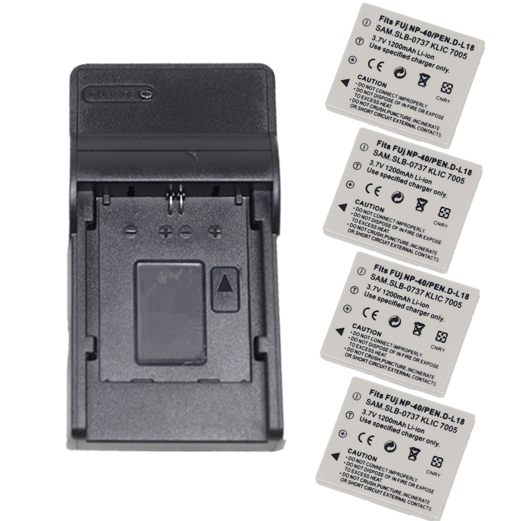 D-Li8 D-Li85 Battery + USB Charger for Pentax Optio A10 A20 A30 A36 A40 E65 L20 S S4 S5Z S6 S7 SV SVI T10 T20 W10 W20 WP WPI X: RED