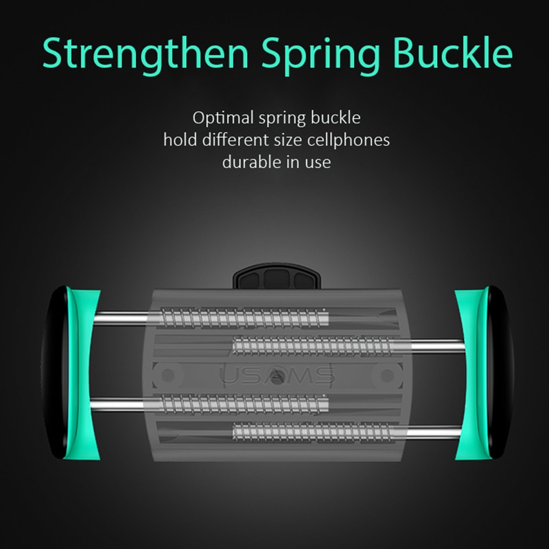 Car Phone Holder for iPhone XS X 8 7 6 5,USAMS 360 Rotation Car Holder for Phone in car Air Vent Mount Holder for Samsung Xiaomi