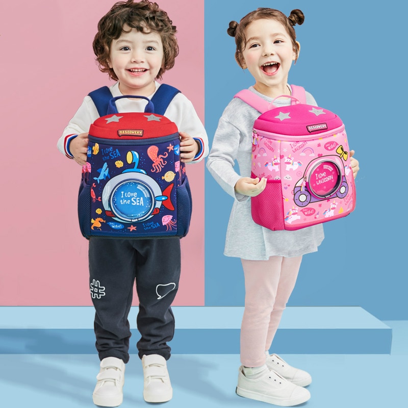 Novo à prova dwaterproof água crianças mochilas design criativo crianças mochila saco de escola para meninas dinossauro bebê mochila meninos cartable enfant