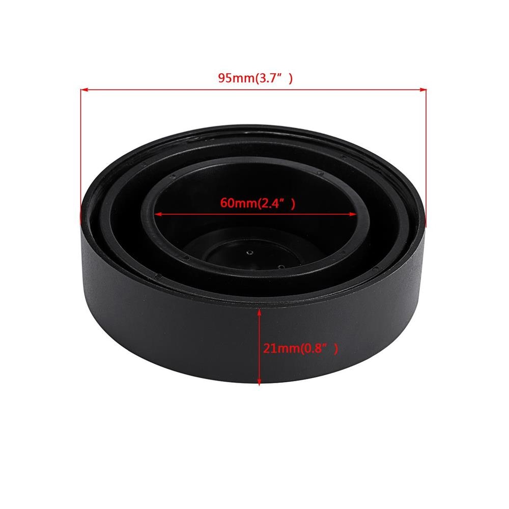 Partol HID LED Headlight Car Housing Seal Cap Rubber Dust Cover Dustproof for 55mm/70mm/80mm/90mm/95mm Headlamp Seal Cover 2Pcs