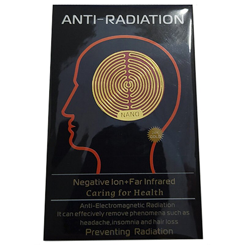 Radiation Protection Phone Stickers 5G &amp; EMF Blocker 6pcs For Mobile Effectively Eliminate Harmful Pollution 24k Gold Dual: Gold 1PC