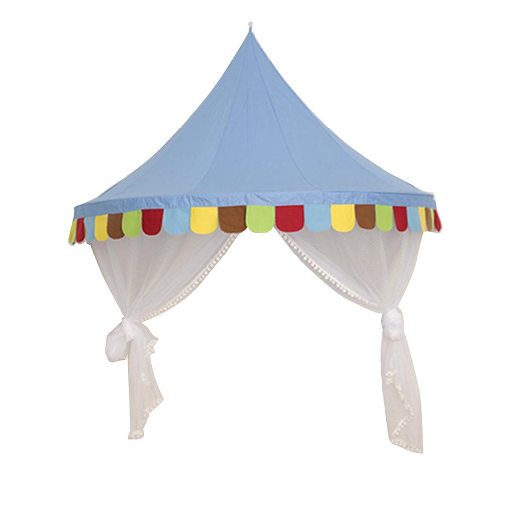 Prinses Bed Luifel W/Gaas Gordijn Speelhuis Tent Klamboe Kid Baby Decor