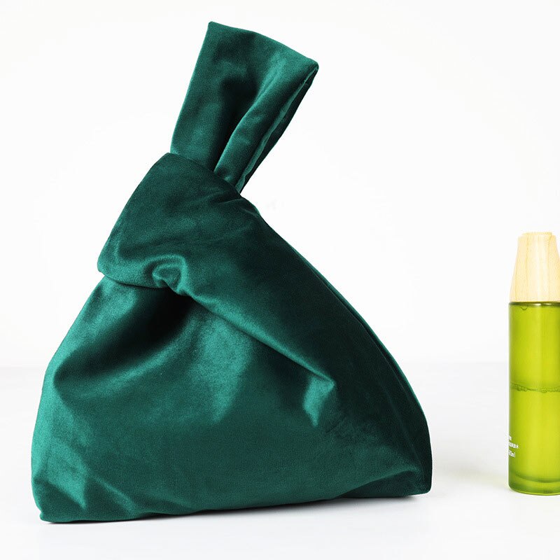 Modieuze Vrouwen Handtas Tote Satin Vintage Fluwelen Handtassen Draagbare Reistassen Eenvoudige Portemonnee