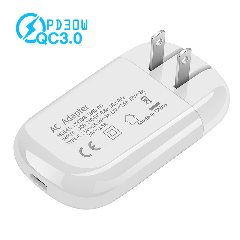 Szybka ładowarka 30W PD 3.0 typ c ładowarka PowerPort Mini Compact dla iPhone13 12 ładowarka usb dla xiaomi 12 dla Samsung