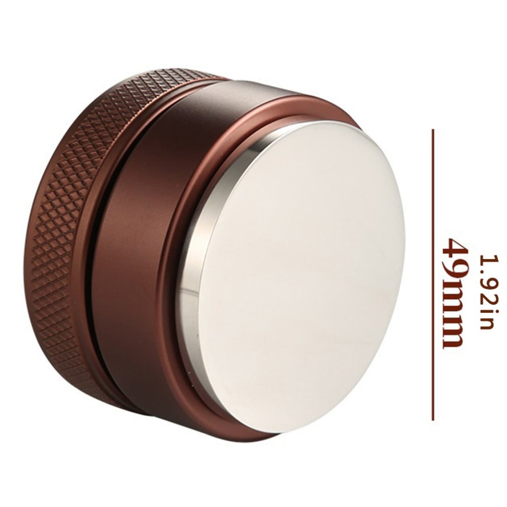 49mm Coffee Tamper Coffee Distributor Adjustable Espresso Powder Hammer Distributor Coffee Tamper Leveler