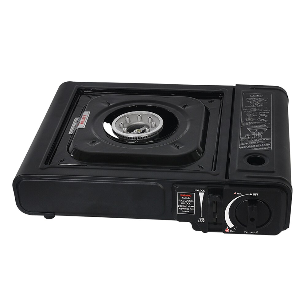 ITOP extérieur Portable Cassette cuisinière à gaz pique-nique Camping cuisinière batterie de cuisine gril cuisinière à gaz cuisinière équipement de cuisine noir IT-CLB