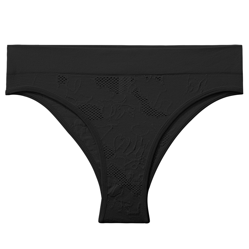 Fintoo Kanten Slipje Voor Vrouwen Dames Sexy Low Rise Thongs Slips Ondergoed Brazilië Panty Vrouwelijke Ademend Intimates Lingerie: Black Briefs / L