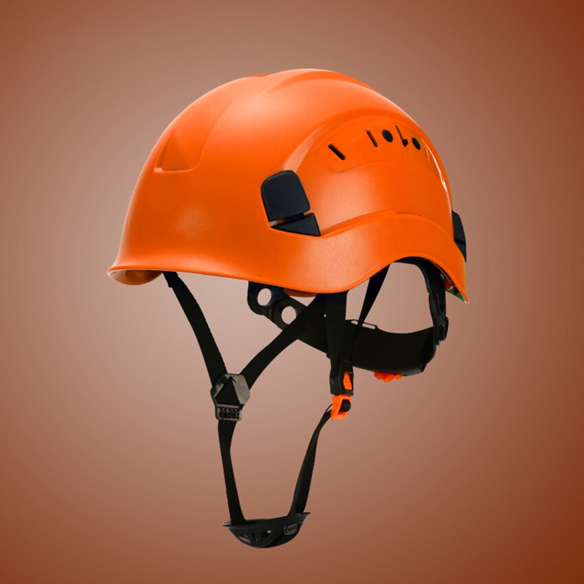 Safety Hard Hat - Adjustable ABS Climbing Helmet - 6-Point Suspension, Protective Helmet for Riding, Climbing and Construction