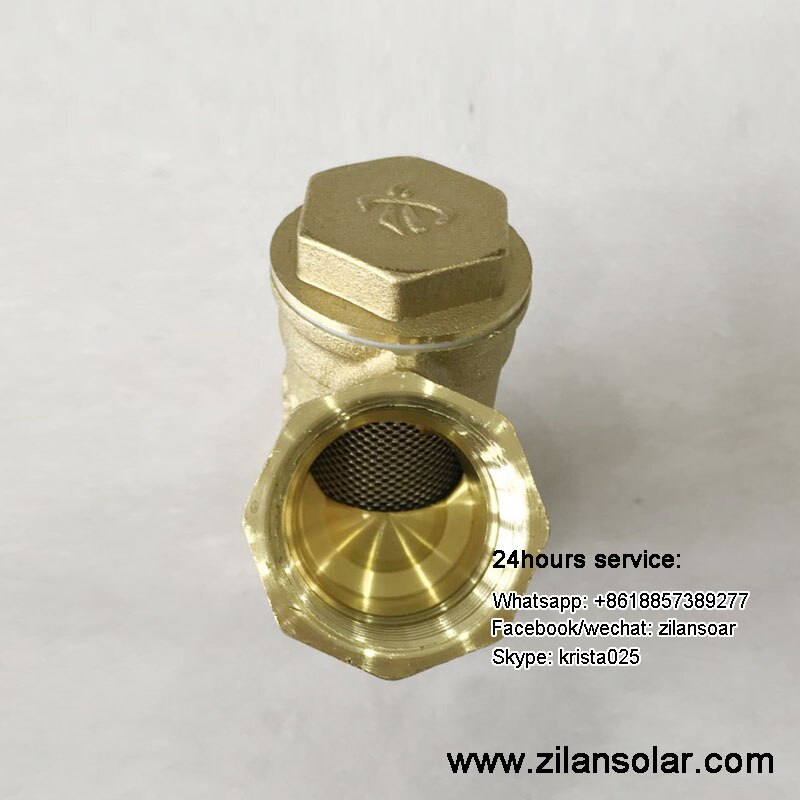 1" brass Y stainer