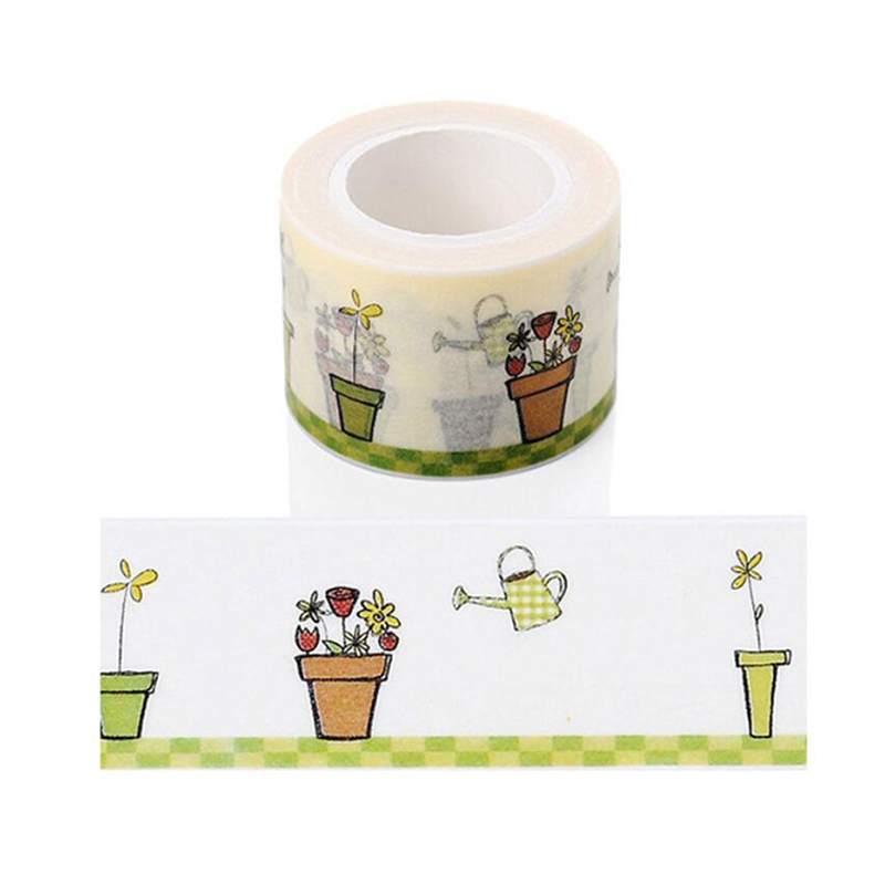Retro de personaje de dibujos animados japonés Washi Tape de papel adhesivo álbum Etiqueta de cinta adhesiva Scrapbooking DIY etiqueta engomada: style A