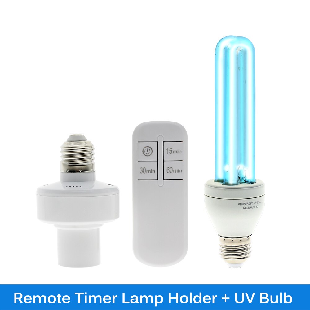 E27 UVC Germicidal Ultraviolet UV Light Tube Ozone Sterilizer Bulb 20W Disinfection Lamp Household Cleaning Light: Type 5