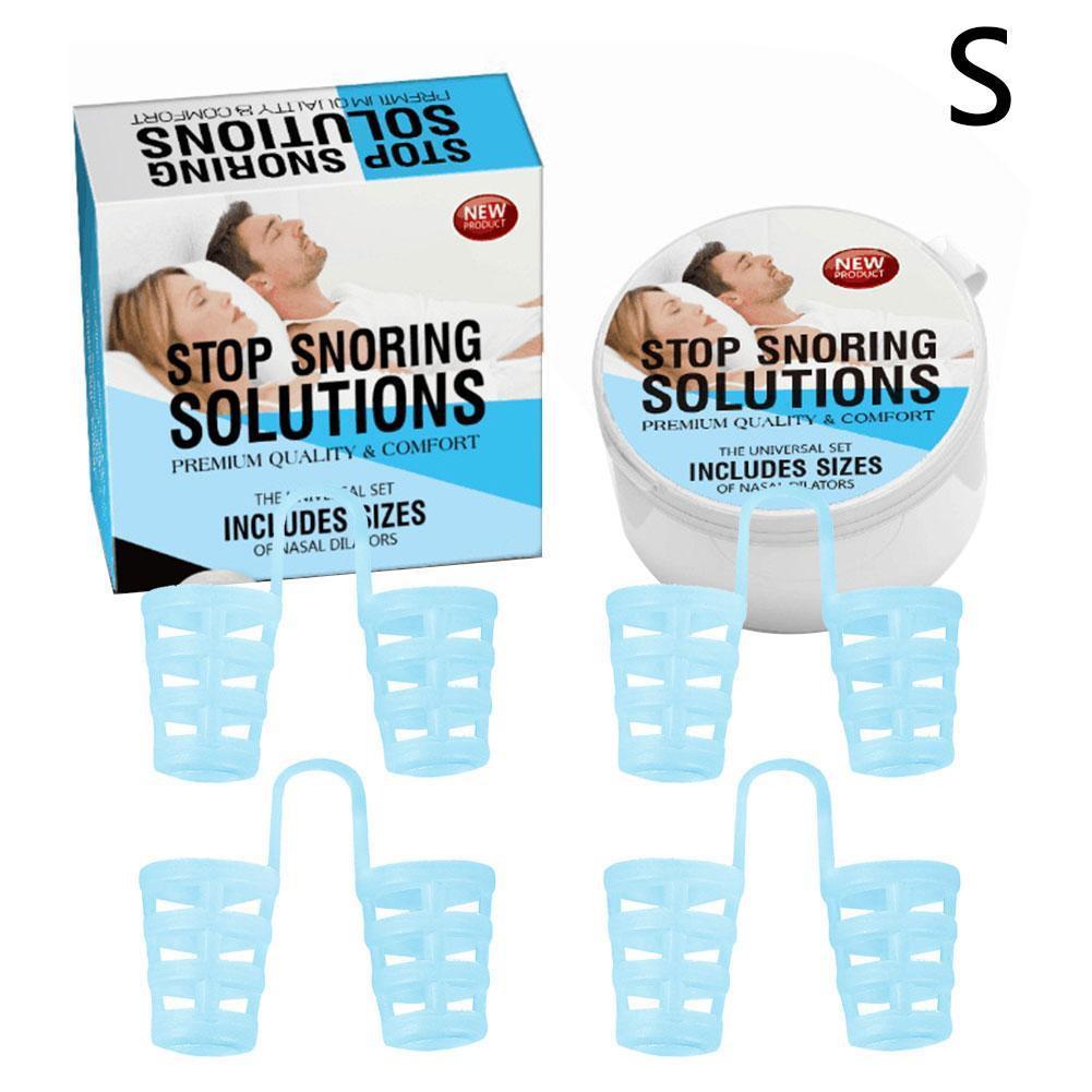 4pcs/set Anti Snore Artifact Nose Clip Snoring Invisible Sleeping Stop Device Snoring Muffler Aid Care Tools Equipments Hea G3V8