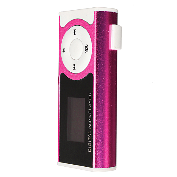 Mini-usb-clip-player,  mp3- spieler-lcd-bildschirm , 16gb mini-sd-tf-kartensteckplätze