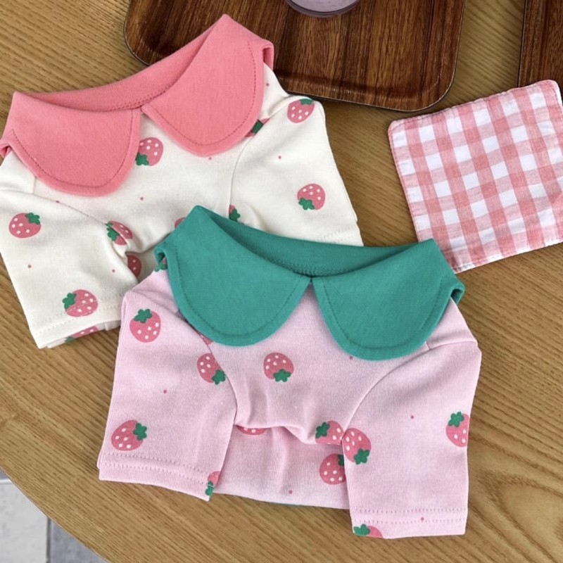 Vêtements pour chiens imprimés fraises, gilet rose pour animaux de compagnie, Costume pour chiot, Polo pour chien et chat, Chihuahua Bichon, T-Shirt mignon pour filles, pull pour chien