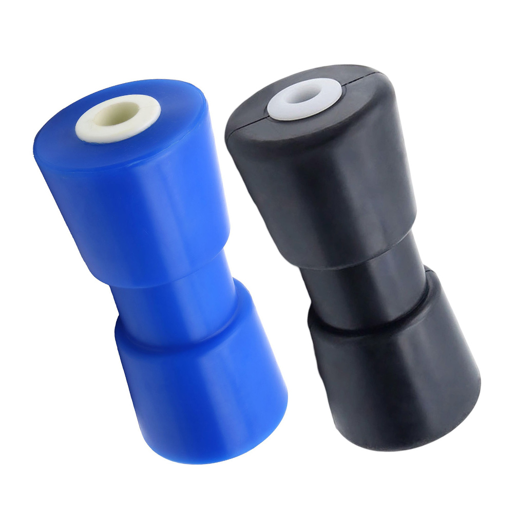 Boat Trailer Keel Roller 17/21MM Marine Keel Roller Heavy Duty PU Black Boat Trailer Roller For Boat Trailer Boat Trailer Roller